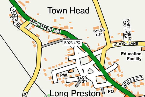 BD23 4PQ map - OS OpenMap – Local (Ordnance Survey)