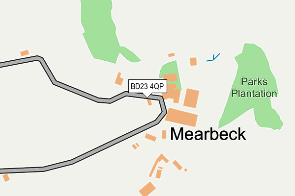 BD23 4QP map - OS OpenMap – Local (Ordnance Survey)