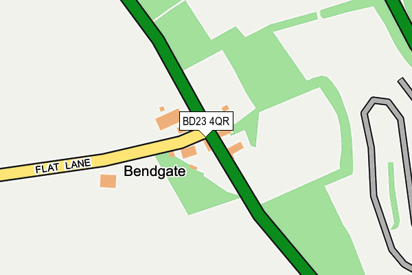 BD23 4QR map - OS OpenMap – Local (Ordnance Survey)