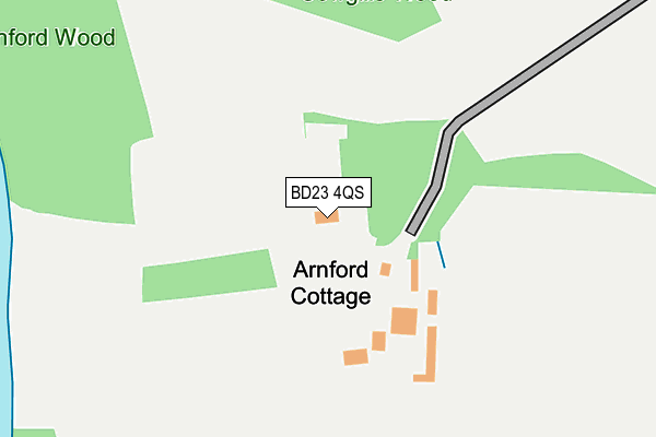 BD23 4QS map - OS OpenMap – Local (Ordnance Survey)