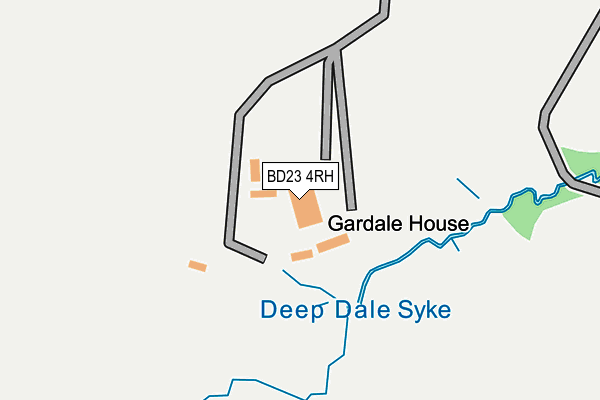 BD23 4RH map - OS OpenMap – Local (Ordnance Survey)