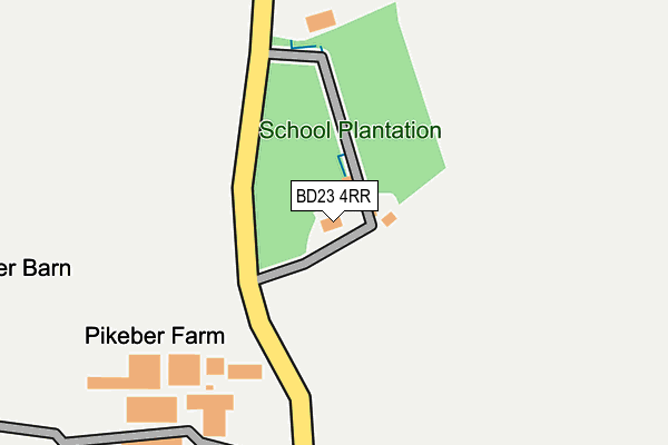 BD23 4RR map - OS OpenMap – Local (Ordnance Survey)