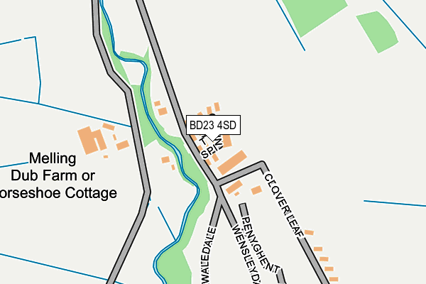 BD23 4SD map - OS OpenMap – Local (Ordnance Survey)