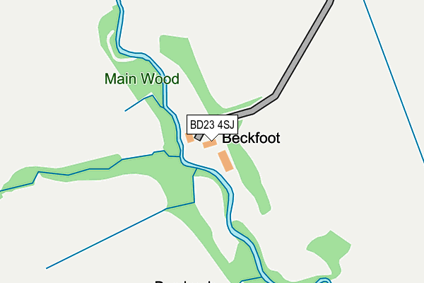 BD23 4SJ map - OS OpenMap – Local (Ordnance Survey)