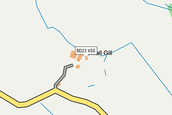 BD23 4SS map - OS OpenMap – Local (Ordnance Survey)