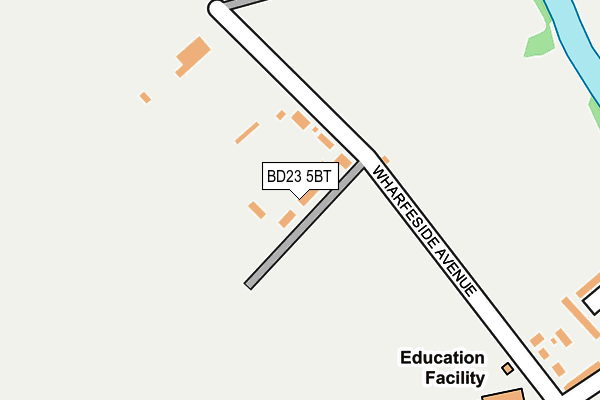 BD23 5BT map - OS OpenMap – Local (Ordnance Survey)