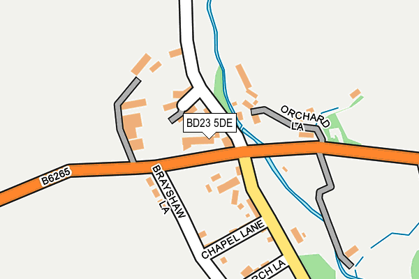 BD23 5DE map - OS OpenMap – Local (Ordnance Survey)