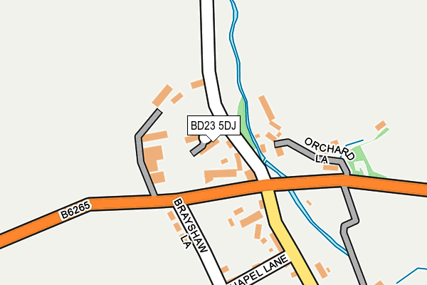 BD23 5DJ map - OS OpenMap – Local (Ordnance Survey)