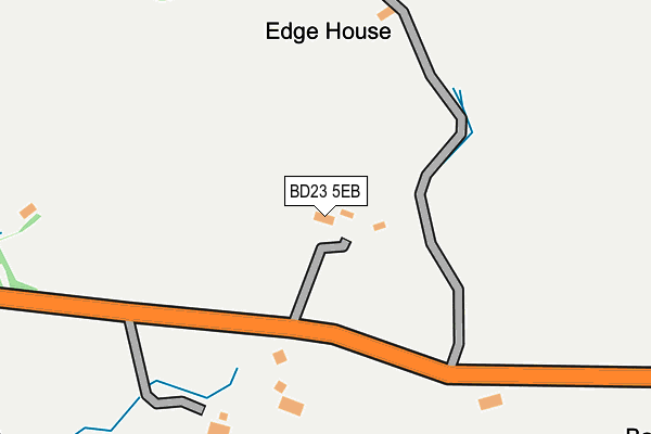 BD23 5EB map - OS OpenMap – Local (Ordnance Survey)