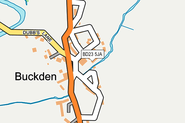BD23 5JA map - OS OpenMap – Local (Ordnance Survey)