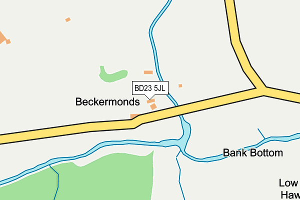 BD23 5JL map - OS OpenMap – Local (Ordnance Survey)