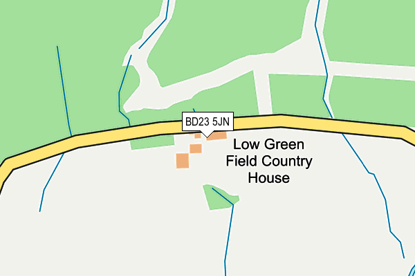 BD23 5JN map - OS OpenMap – Local (Ordnance Survey)