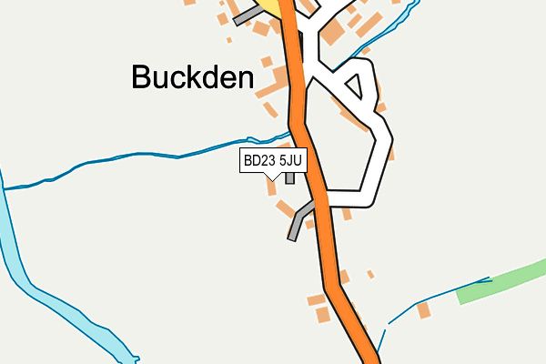 BD23 5JU map - OS OpenMap – Local (Ordnance Survey)