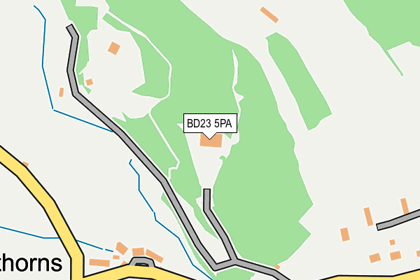 BD23 5PA map - OS OpenMap – Local (Ordnance Survey)