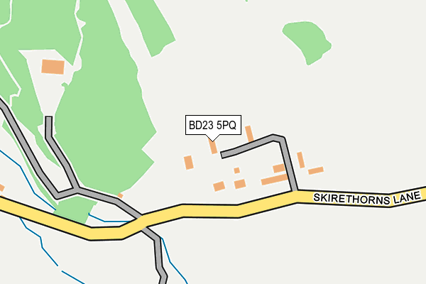 BD23 5PQ map - OS OpenMap – Local (Ordnance Survey)
