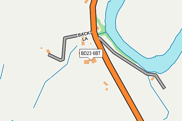 BD23 6BT map - OS OpenMap – Local (Ordnance Survey)