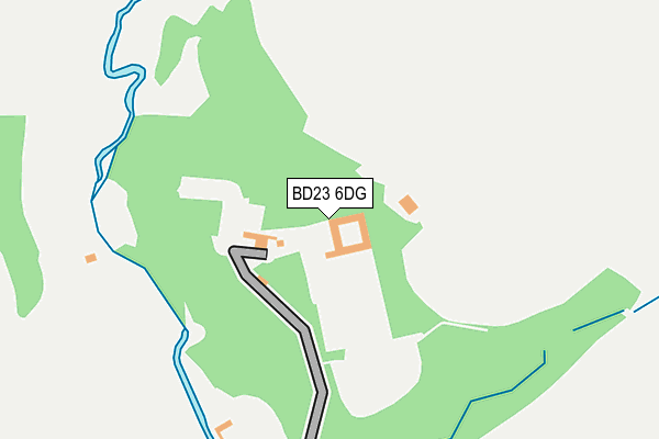 BD23 6DG map - OS OpenMap – Local (Ordnance Survey)