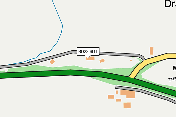 BD23 6DT map - OS OpenMap – Local (Ordnance Survey)