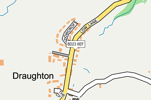 BD23 6EF map - OS OpenMap – Local (Ordnance Survey)