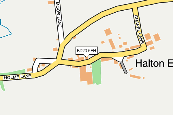 BD23 6EH map - OS OpenMap – Local (Ordnance Survey)