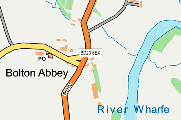 BD23 6EX map - OS OpenMap – Local (Ordnance Survey)