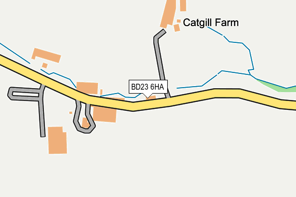 BD23 6HA map - OS OpenMap – Local (Ordnance Survey)