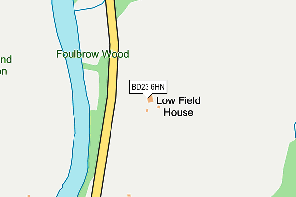 BD23 6HN map - OS OpenMap – Local (Ordnance Survey)