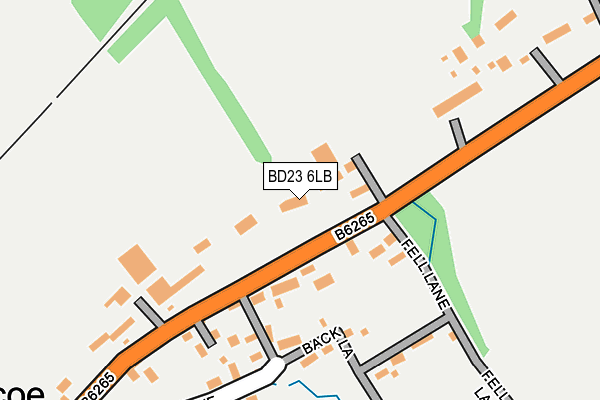 BD23 6LB map - OS OpenMap – Local (Ordnance Survey)