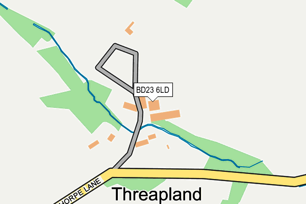 BD23 6LD map - OS OpenMap – Local (Ordnance Survey)