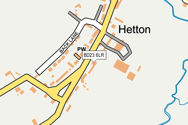 BD23 6LR map - OS OpenMap – Local (Ordnance Survey)