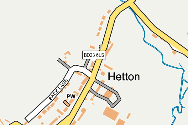 BD23 6LS map - OS OpenMap – Local (Ordnance Survey)
