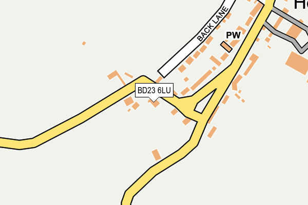 BD23 6LU map - OS OpenMap – Local (Ordnance Survey)