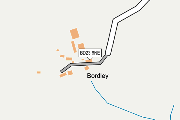 BD23 6NE map - OS OpenMap – Local (Ordnance Survey)