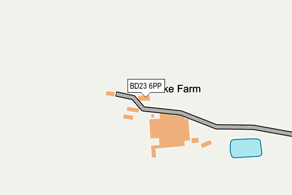 BD23 6PP map - OS OpenMap – Local (Ordnance Survey)