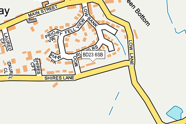 BD23 6SB map - OS OpenMap – Local (Ordnance Survey)