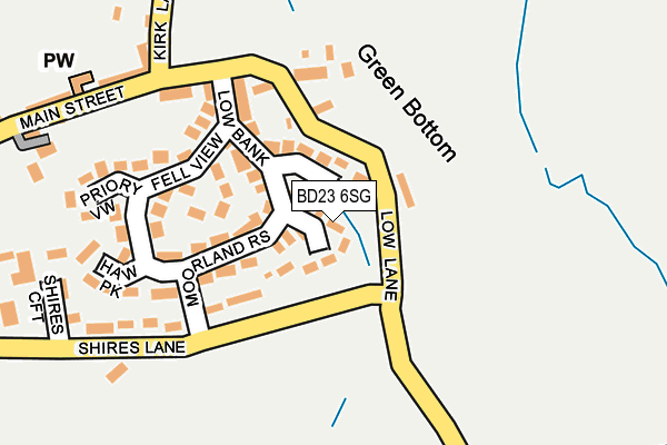 BD23 6SG map - OS OpenMap – Local (Ordnance Survey)