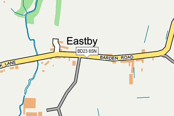 BD23 6SN map - OS OpenMap – Local (Ordnance Survey)