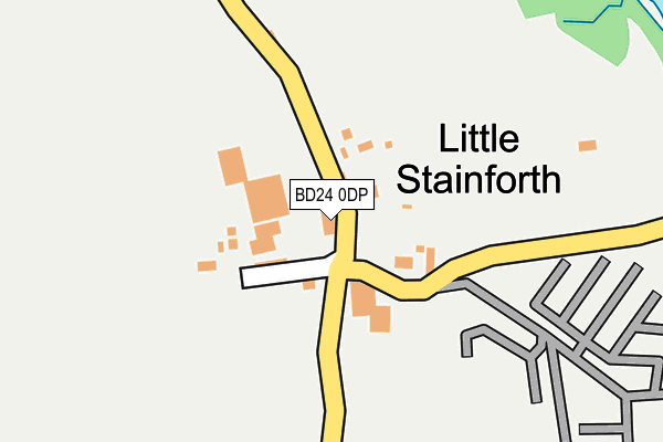 BD24 0DP map - OS OpenMap – Local (Ordnance Survey)