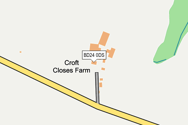BD24 0DS map - OS OpenMap – Local (Ordnance Survey)