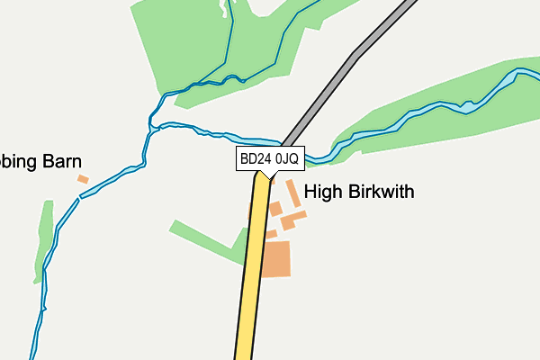 BD24 0JQ map - OS OpenMap – Local (Ordnance Survey)