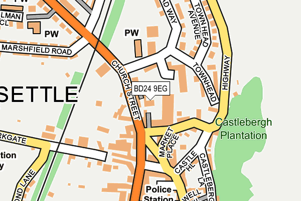 BD24 9EG map - OS OpenMap – Local (Ordnance Survey)