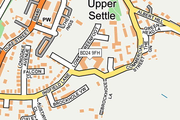 BD24 9FH map - OS OpenMap – Local (Ordnance Survey)