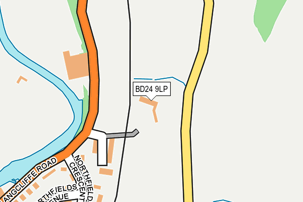 BD24 9LP map - OS OpenMap – Local (Ordnance Survey)