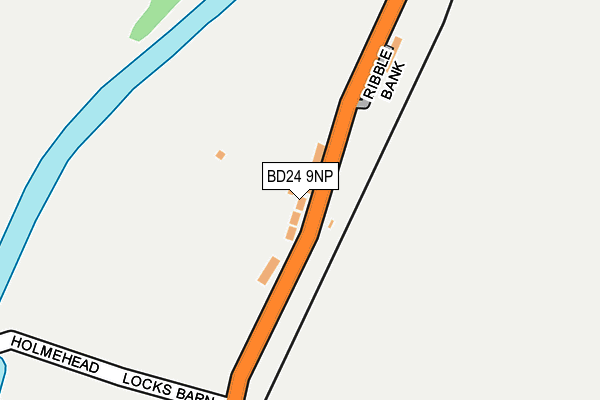 BD24 9NP map - OS OpenMap – Local (Ordnance Survey)