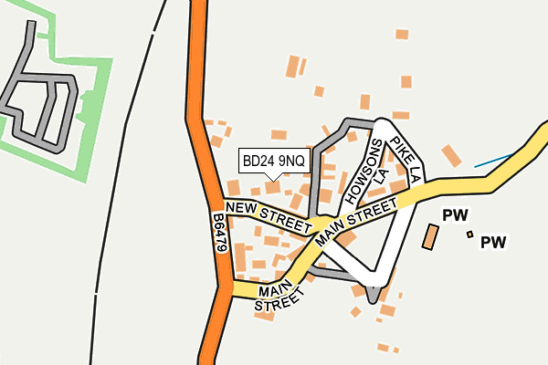 BD24 9NQ map - OS OpenMap – Local (Ordnance Survey)