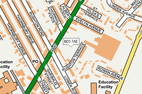 Map of CAFE AKBAR LTD at local scale