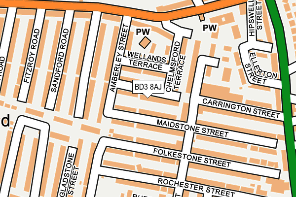 Map of TAFTOO LTD at local scale