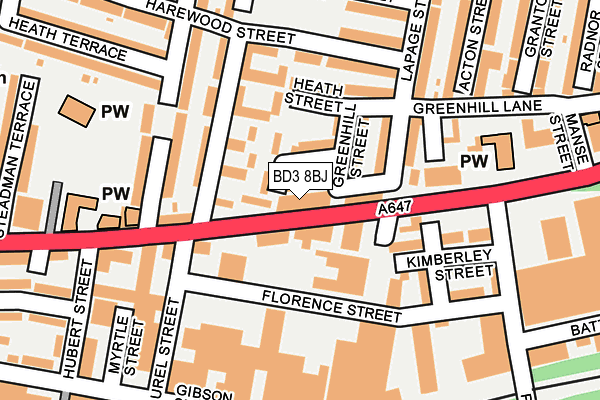 Map of A&H PROPERTY HOLDINGS LIMITED at local scale