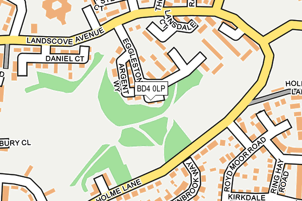 BD4 0LP map - OS OpenMap – Local (Ordnance Survey)