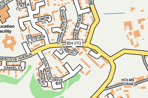 BD4 0TQ map - OS OpenMap – Local (Ordnance Survey)